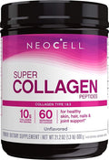NeoCell Grassfed Collagen Peptides Powder | 21.2 oz | Unflavored | for Women and Men | Hair, Skin, & Nails