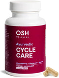 Osh Cycle Care – Natural Period Pain & Cramp Relief for Women | Hormonal Acne Support, Bloating & Mood Balance | Ayurvedic Supplement with Chasteberry, Shatavari & Borage Oil | 60 Capsules