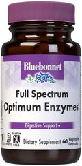 BlueBonnet Full Spectrum Optimum Enzymes Vegetarian Capsules, 60 Count