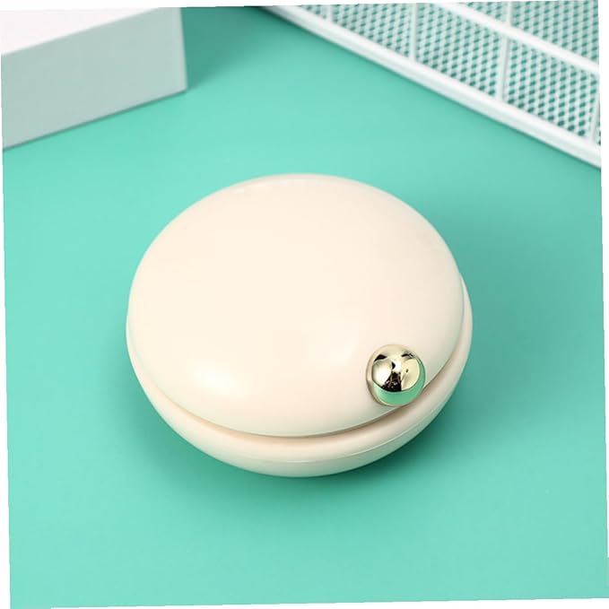 2Pcs Portable Small Sealing Case Travel Organizer Compact Compartment Container for Medicines Vitamins with Airtight Preservation Design Lightweight and Convenient Go Use
