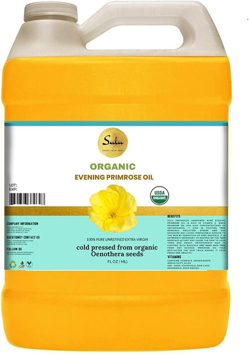 100% Pure Organic All Natural Evening Primrose Oil 12% GLA (24 oz)