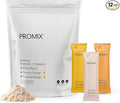 ProMix Nutrition Debloat Prebiotics and Probiotics - Digestive Health, Nausea Relief, Gut Repair, and Bloating Relief for Women and Men - Variety Pack - 12 Servings (Pack of 12)