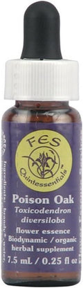 Flower Essence Services Supplement Dropper, Poison Oak, 0.25 Ounce