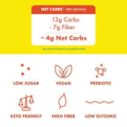 Rip Van Wafels Lemon Cookies, 16 Count, 1g Sugar, 4g Carbs, Vegan, Keto Friendly, Low Calorie, 0g Trans Fat, 120 Calories, 6g Fiber