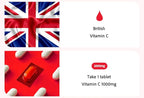 Korea Eundan High Potency Vitamin C 1000mg – 600 Tablets (20-Month Supply), Individually Packed for Freshness & Portability