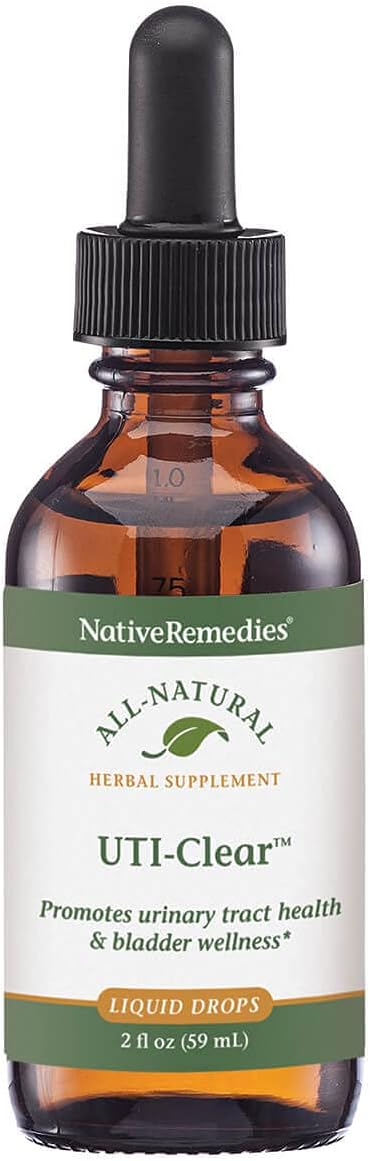 Native Remedies UTI-Clear Urinary Tract and Bladder Health Natural Herbal Supplement, 2-Pack