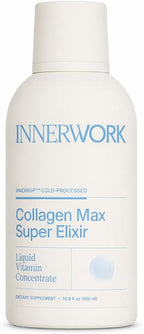 Liquid Collagen Max Super Elixir – 15,000mg Hydrolyzed Collagen (Marine + Bovine) with Hyaluronic Acid, Biotin, Vitamin C & B Complex – Liquid Collagen for Women Skin, Hair & Joints – 16.9 oz