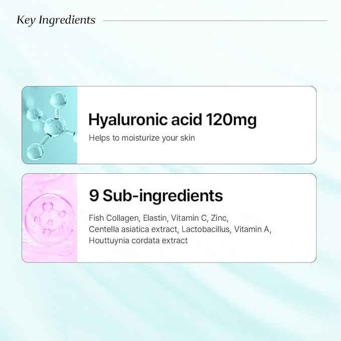BB LAB Hyaluronic Acid Supplement, Korea Hyaluronic Acid 120mg, Skin Hydration, Moisture Support, Fast Absorption, Capsule Type