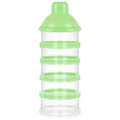 Accmor Formula Dispenser On The Go, 5 Compartments Stackable Formula Container for Travel, Baby Milk Powder Kids Snack Container, BPA Free