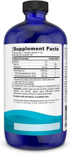 Nordic Naturals Omega-3, Lemon Flavor - 16 oz - 1560 mg Omega-3 - Fish Oil - EPA & DHA - Immune Support, Brain & Heart Health, Optimal Wellness - Non-GMO - 96 Servings