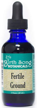 Birth Song Botanicals Fertile Ground Fertility Liquid Tincture, Herbal Supplement to Help Regulate Your Cycle, Balance Hormones, Aid Ovulation, 2oz Bottle