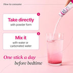 BB LAB Good Night Low Molecular Collagen Powder Stick Supplement, Halal Certified, Korean Marine Collagen, Fish Collagen Peptides, Vitamin C, Glycine, Fast Absorption, Mix Berry Flavor
