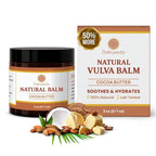 Vulva Balm for Women – No added Fragrance, Vaginal Moisturizer Cream, Hormone-Free, Vulva Cream for Dryness and Itching, Feminine Balm, Wet Hydration (3 oz, Cocoa Butter)