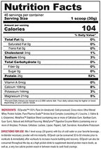 Metabolic Nutrition Whey Protein Isolate ISO PWDR Strawberry Cream, 3.04lb, 23 Servings, 26g Protein, Fast Digesting, Zero Carbs, Delicious Flavor, Very Low Carbs & Fat, Zero Lactose