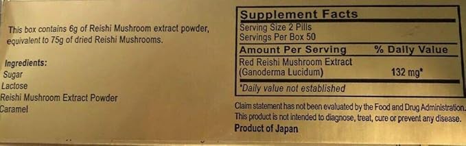 Nissan Reishi Mushroom Supplement