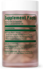 Vital Source Nutrition - BiFi Capsules - Beef Organ Primal Blend - Premium Ancestral Supplements for Women - Supports Hormone Health, Energy, & Stamina - Daily Vitality - No Artificial Ingredients