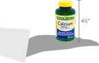 Spring - Valley Calcium 600mg Natural Bone Health Calcium - 100 Tablets Pack of 3