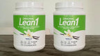 Lean1 Meal Replacement Protein Shake, Vanilla Flavor, 2-PACK of 15 Serving Tubs