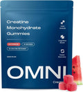 Creatine Monohydrate Gummies - Supports Muscle Growth, Recovery & Brain Function - Convenient & Easy to Take - Great Tasting Watermelon Flavor - 1g per Gummy, Low Sugar - 90 Count