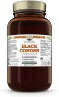 Black Cohosh (Cimicifuga Racemosa) Dry Root Glycerite, Made in Hawaii, Raw Materials, All Natural, Vegan, Lab Tested Alcohol-Free Liquid Extract - 32 fl.oz
