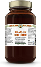 Black Cohosh (Cimicifuga Racemosa) Dry Root Glycerite, Made in Hawaii, Raw Materials, All Natural, Vegan, Lab Tested Alcohol-Free Liquid Extract - 32 fl.oz