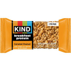KIND Breakfast Protein Bars, Caramel Peanut, Healthy Snacks, Gluten Free, 8g Protein, 6 Count