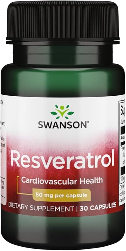 Swanson Resveratrol 50 50 Milligrams 30 Capsules