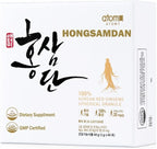 Korean Red Ginseng Spherical Granule, 1g x 60 Sticks (2boxes of 30) - Hongsamdan, Meticulously Crafted 100% Red Ginseng Spherical Grains