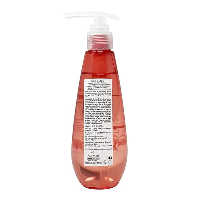 Daeng Gi Meori - Soyoon Feminine Cleanser - K-Beauty Gentle Wash for Sensitive Skin, pH Balanced Intimate Cleansing, Natural Formula, Odor Control - 250ml / 8.45 FL. OZ.