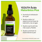 YEOUTH Hyaluronic Acid Serum for Face with Vitamin C, Hydrating Face Serum or Women & Men, Minimize the Look of Wrinkles, Patchy & Dull Skin 1oz