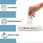 Royal Intimate Cleansing Feminine Wipes for Vaginal Hygiene, Personal Cleansing, Period Care, Sensitive Skin & Odor Removal - Unscented, pH Balanced, Flushable - Women, Men, Adult Safe - 40 Count