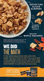 Ratio Trio Maple Almond Crunch Cereal, 10g Protein, Keto Friendly, 10.4 oz (Pack of 4)