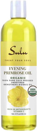 100% Pure Organic All Natural Evening Primrose Oil 12% GLA (8 oz)