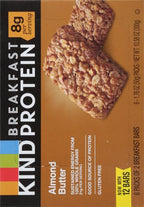 KIND Breakfast Protein Bars,Almond Butter,Healthy Snacks,Gluten Free,8g Protein,6 Count (Pack of 2)