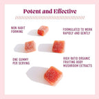 Microjoy Elevate – Mood Support, Relaxation & Stress Relief Gummies – with L-Theanine, Lion’s Mane, 5-HTP & B6 – Vegan, Non-GMO – 30ct – Strawberry