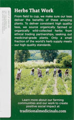 Traditional Medicinals Organic, Lemon Balm - Supports Stress Relief & Digestive Health - Kosher, Non-GMO, Caffeine-Free, Compostable - 16 Tea Bags
