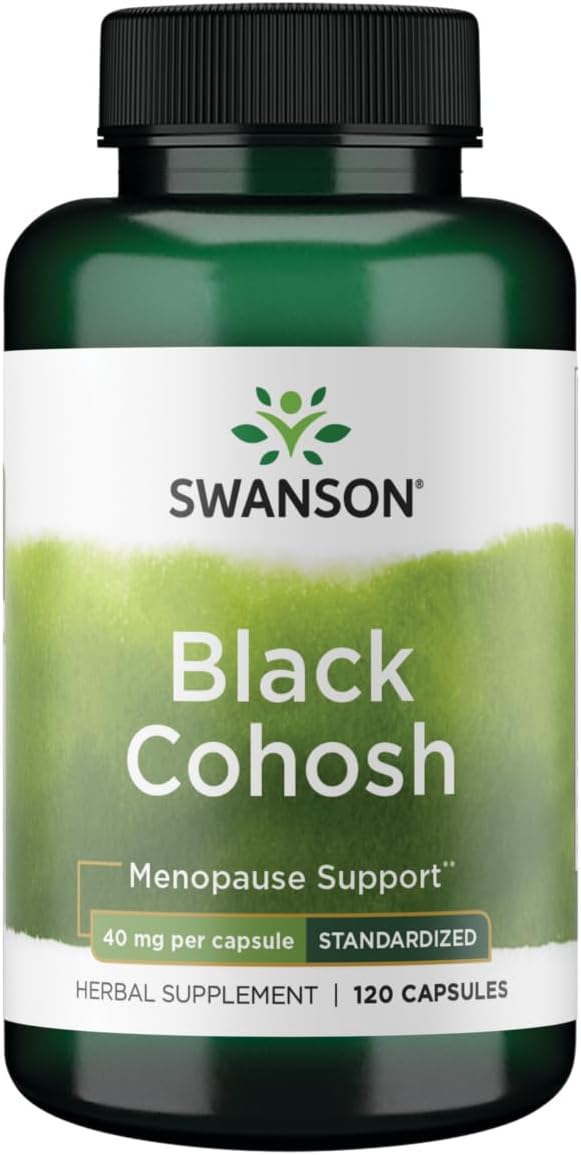 Swanson Black Cohosh (Standardized) 20 Milligrams 120 Capsules