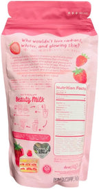 Beauty Milk Japanese Collagen STRAWBERRY Drink - 50,000mg Hydrolyzed Collagen, 6.3 Ounce (Pack of 1)