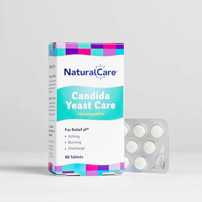 NaturalCare Candida Yeast Care, Homeopathic Tablets, 60ct