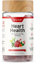 Snap Supplements Heart Health Gummies, Blood Circulation Supplements, CoQ10 Heart Health Supplements, Blood Flow Supplement, Sugar Free, 60 Gummies