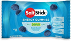 SaltStick Energy Gummies with Electrolytes, Sour Blue Razz, Easy to Chew Electrolyte Gummy, Energy Chews that Taste Great. 10 Packs, 80 Gummies