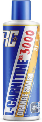 Ronnie Coleman Signature Series L-Carnitine XS 3000 Liquid, Amino Acids Metabolism and Lean Muscle Strength Support, Stimulant Free, Sugar Free, Zero Carbs, Orange Smash, 16 Oz