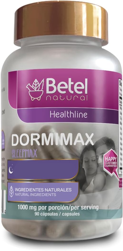 Betel Natural Dormimax Capsules Natural Herbs with Melatonin - 90 Caps