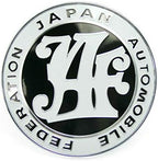 Japan Automobile Federation JDM JAF Black Emblem Badge for Toyota Front Grille