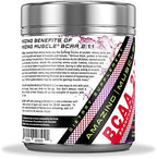 Amazing Muscle BCAA 2:1:1 Branched Chain Amino Acids - 6,000 MG - Promotes Lean Muscles - Supports Swifter Muscle Recovery - Enhances Endurance Levels (Wild Berry, 30 Servings)