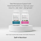 Menopause Support for Women -All-Natural, Hormone-Free Perimenopause & Menopause Support. Unique Blend for Hot Flashes, Mood, Energy, Sleep & More. Vegan, Gluten-Free, 60 Capsules.