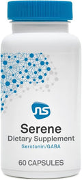Neuroscience Serene - Sleep Aid Without Melatonin - Emotional Support Supplement with 5-HTP, Calcium, and B Vitamins for Serotonin Balance and Healthy Sleep Cycles (60 ct)