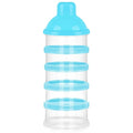Accmor Formula Dispenser On The Go, 5 Compartments Stackable Formula Container for Travel, Baby Milk Powder Kids Snack Container, BPA Free