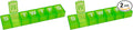 EZY DOSE Weekly (7-Day) Pill Organizer, Vitamin Case, and Medicine Box, X-Large Compartments, Color May Vary (Pack of 2)