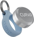 CURVD Premium Carrying Case – Durable Travel Keychain Container, Medicine Pill Organizer & Travel Pill Box, Small Waterproof Holder for Pills, Earplugs, Jewelry, Compatible with Loop, Vibes & Eargasm